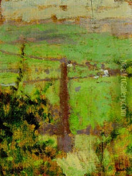 The Obelisk At Arques La Bateille Oil Painting - Walter Sickert