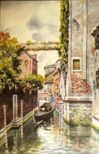 Venice Oil Painting - Alberto Rossi
