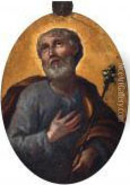 Saint Joseph Oil Painting - Correggio, (Antonio Allegri)