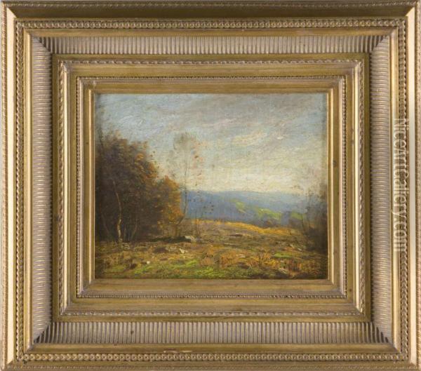 Landscape Oil Painting - George Matthew Bruestle