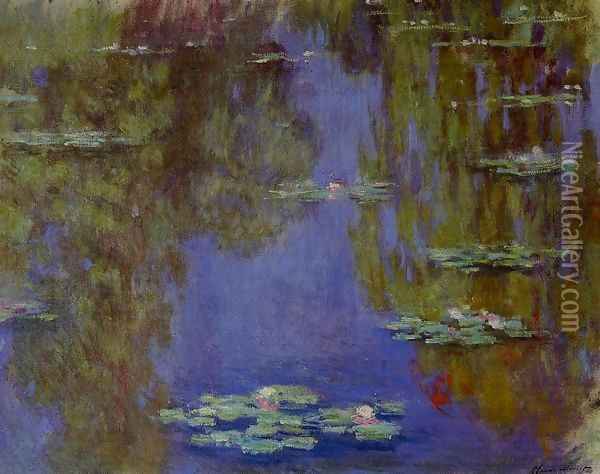 Water-Lilies2 1903 Oil Painting - Claude Oscar Monet