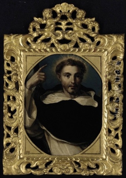 Saint Dominic Oil Painting - Francesco de Mura