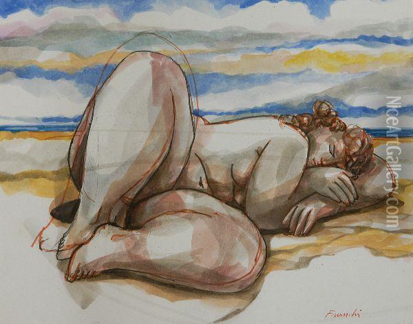Nudo Oil Painting - Franco Franchi