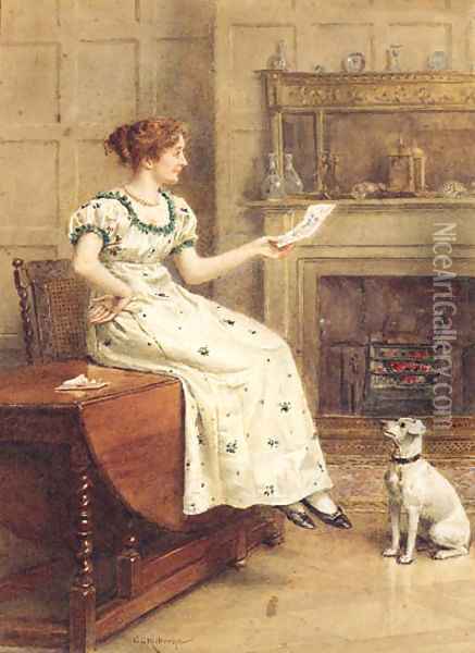 The attentive Audience Oil Painting - George Goodwin Kilburne