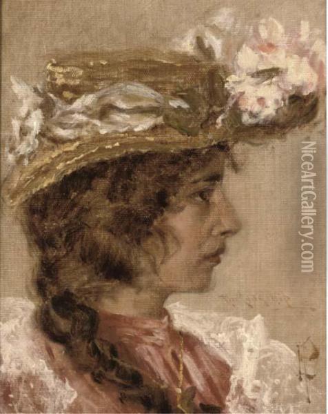 Her Ladyship Oil Painting - John da Costa