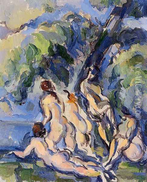 Bathers3 Oil Painting - Paul Cezanne