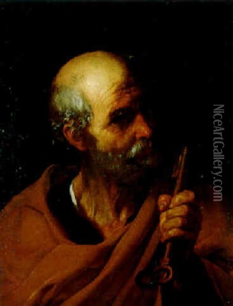 S. Pietro Oil Painting - Jusepe de Ribera