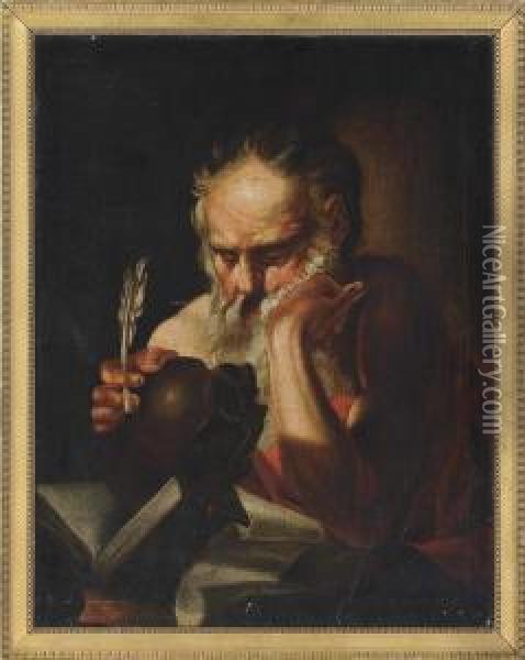 Saint Jerome Oil Painting - Matthias Stomer