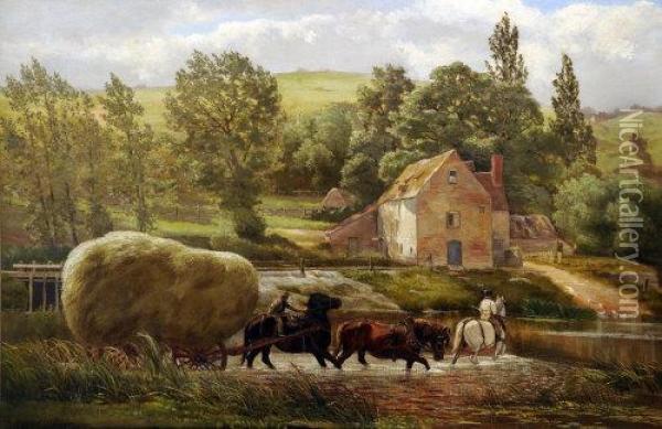 The Hay Wain Oil Painting - Sydney Currie