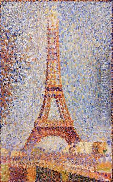 The Eiffel Tower Oil Painting - Georges Seurat