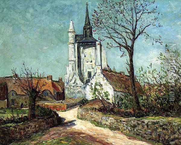 The Village and Chapel of Sainte-Avoye Oil Painting - Maxime Maufra