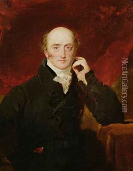 Portrait of George Canning 1770-1827 Oil Painting - Sir Thomas Lawrence