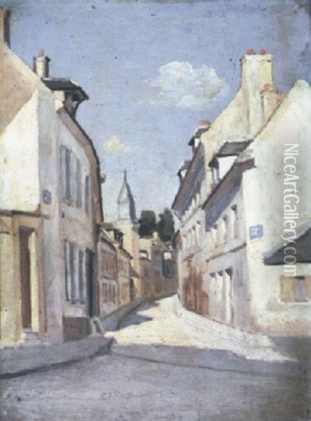 La Rue A Yeres Oil Painting - Gustave Caillebotte