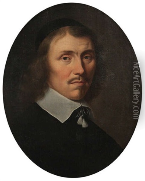 Portrait D'un Abbe Oil Painting - Philippe de Champaigne
