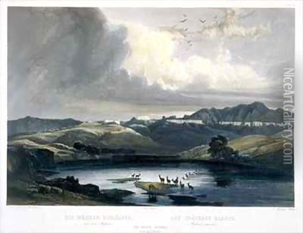 The White Castels on the Upper Missouri Oil Painting - Karl Bodmer
