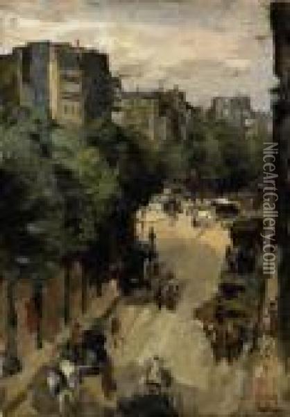 Rue Clignancourt, Paris Oil Painting - Isaac Israels