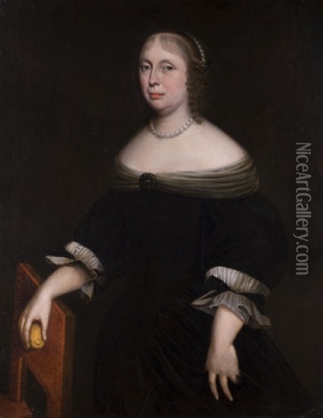 Portrait Einer Dame Oil Painting - Bartholomeus Van Der Helst