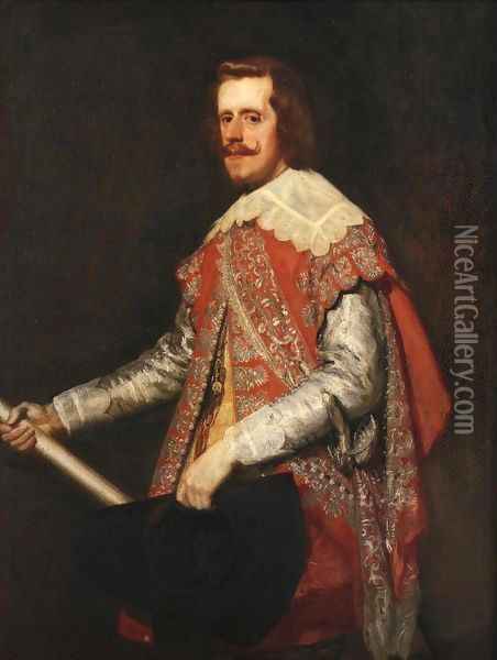 King Philip IV of S 1644 Oil Painting - Elihu Vedder