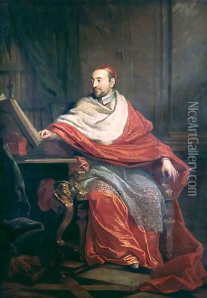 Cardinal Pierre de Berulle (1575-1629) Oil Painting - Philippe de Champaigne