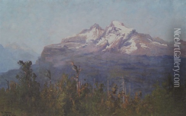 Heaven's Peak Oil Painting - John Fery