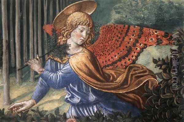 Procession of the Magi (detail 2) 1459-60 Oil Painting - Benozzo di Lese di Sandro Gozzoli