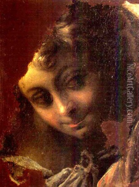 A Head Of A Boy Oil Painting - Bartolomeo Schedoni
