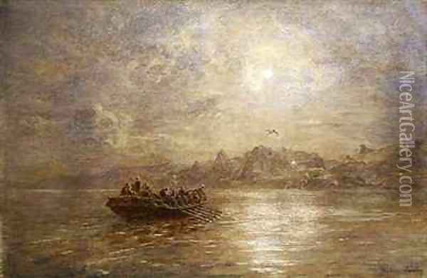The Passing of 1880 Oil Painting - Thomas Danby