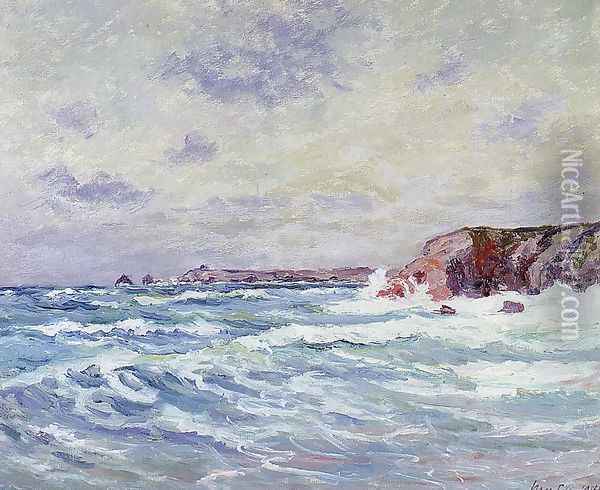 Port-Bara Oil Painting - Maxime Maufra