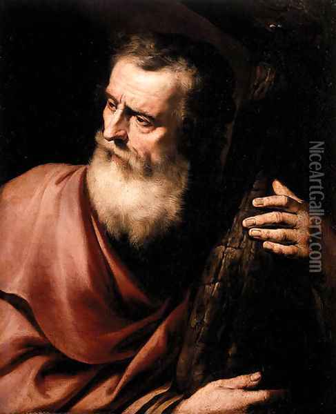 Saint Andrew Oil Painting - Jusepe de Ribera