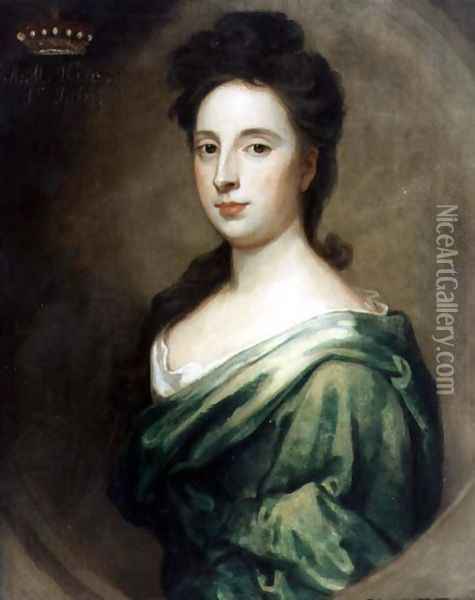 Portrait of Angelina Magdalena 1666-1736 2 Oil Painting - Sir Godfrey Kneller