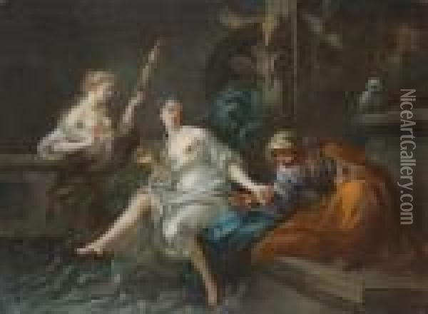 The Three Fates Oil Painting - Jean Francois de Troy