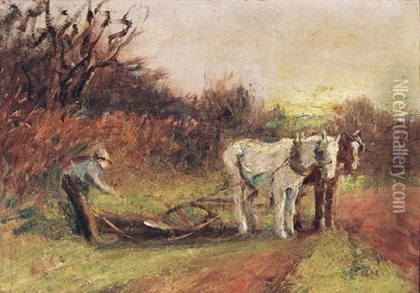 Salisbury Pasture Oil Painting - Harry Fidler