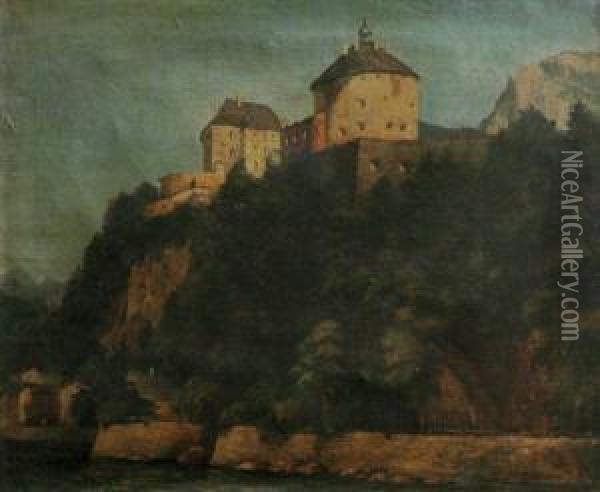 Kufstein Castle Oil Painting - Bedrich Wachsmann