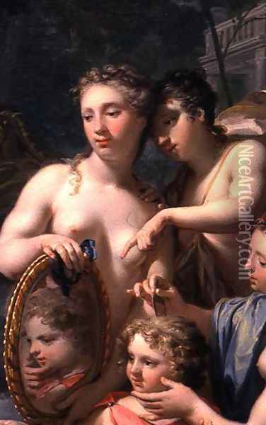 Sleeping Cupid 2 Oil Painting - Nicolaes Verkolje