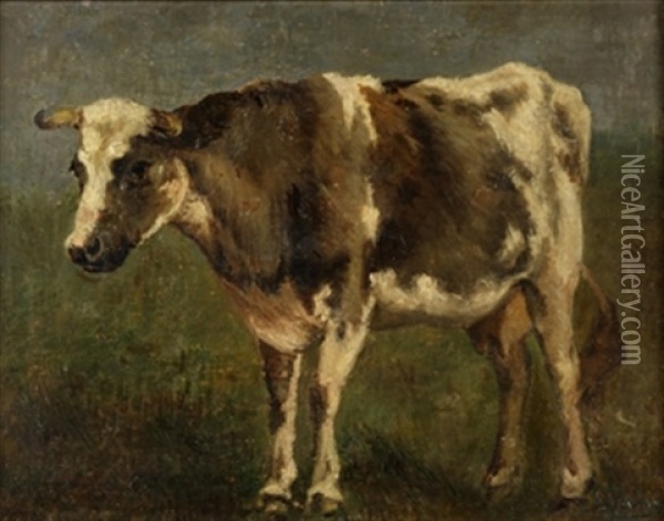 Vaca Oil Painting - Jose Llaneces