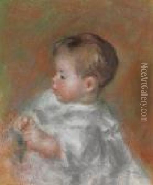 Marie-louise Durand-ruel Oil Painting - Pierre Auguste Renoir
