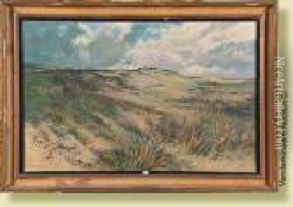 Paysage De Dunes Oil Painting - Vital Keuller