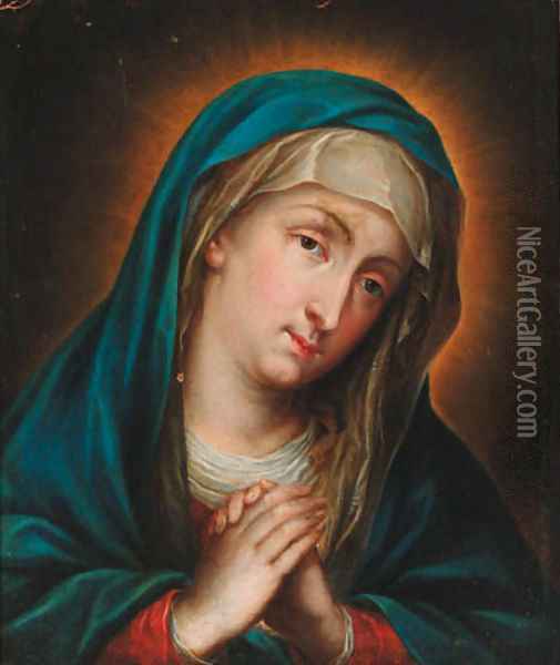 The Madonna at prayer Oil Painting - Guido Reni