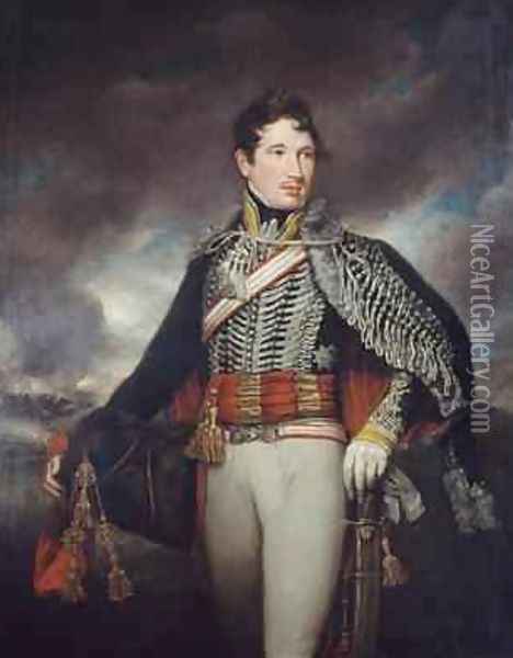 Lieutenant Andrew Finucane 10th Light Dragoons 1811 Oil Painting - James Northcote