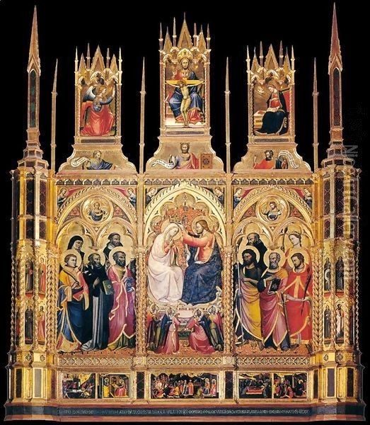 Coronation of the Virgin Oil Painting - Lorenzo Di Nicolo Di Martino