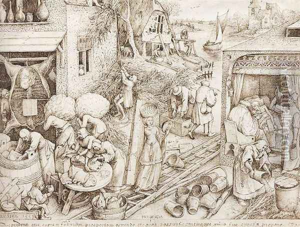 Prudence 1559 Oil Painting - Pieter the Elder Bruegel
