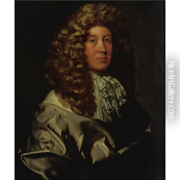 Portrait Of A Gentleman Of The Ashley-cooper Family Oil Painting - Gerard van Soest