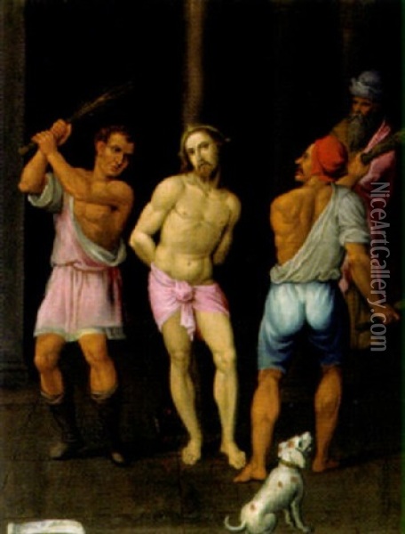 Geisselung Christi Oil Painting - Francisco Gassen