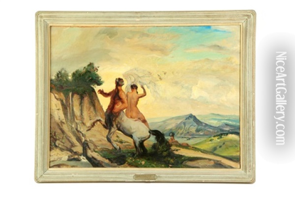 In Arcadia Oil Painting - Henry George Keller