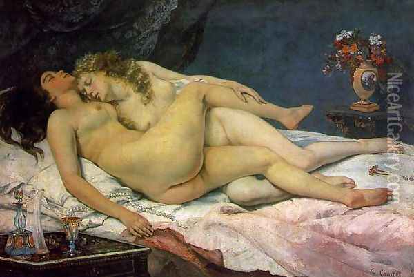 The Sleepers Oil Painting - Gustave Courbet