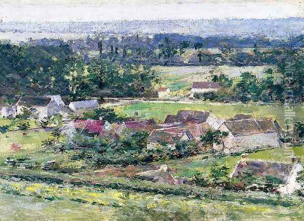 Giverny I Oil Painting - Theodore Robinson