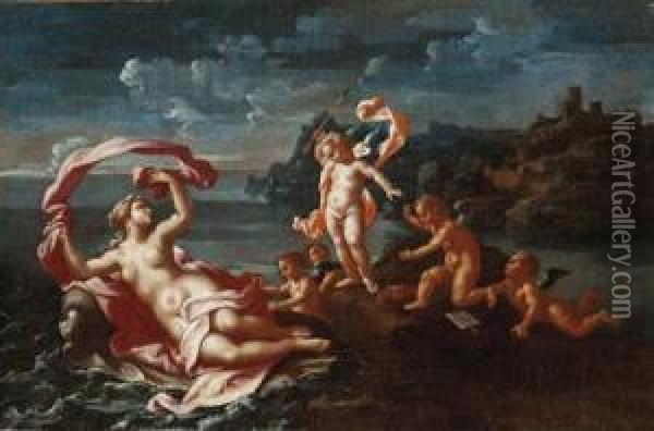 The Triumph Of Venus Oil Painting - Michele Da Parma (see Rocca)