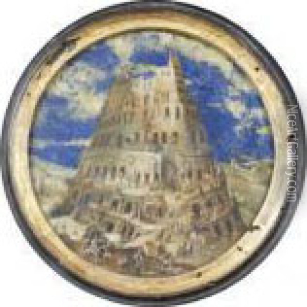 La Tour De Babel Oil Painting - Anton Mozart
