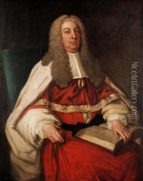 The Rt. Hon. Henry Singleton, Lord Chief Justice Of His Majesty's Court Of Common Pleas In Ireland Oil Painting - Michael Ford