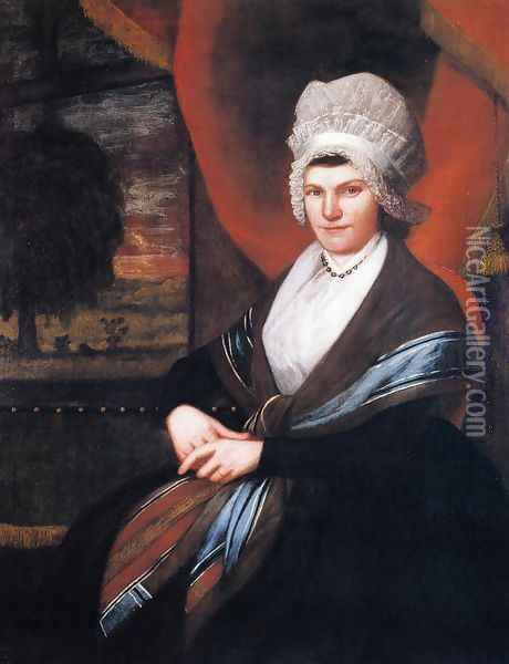 Mrs. Elijah Dewey (Mary Schenck) Oil Painting - Ralph Earl